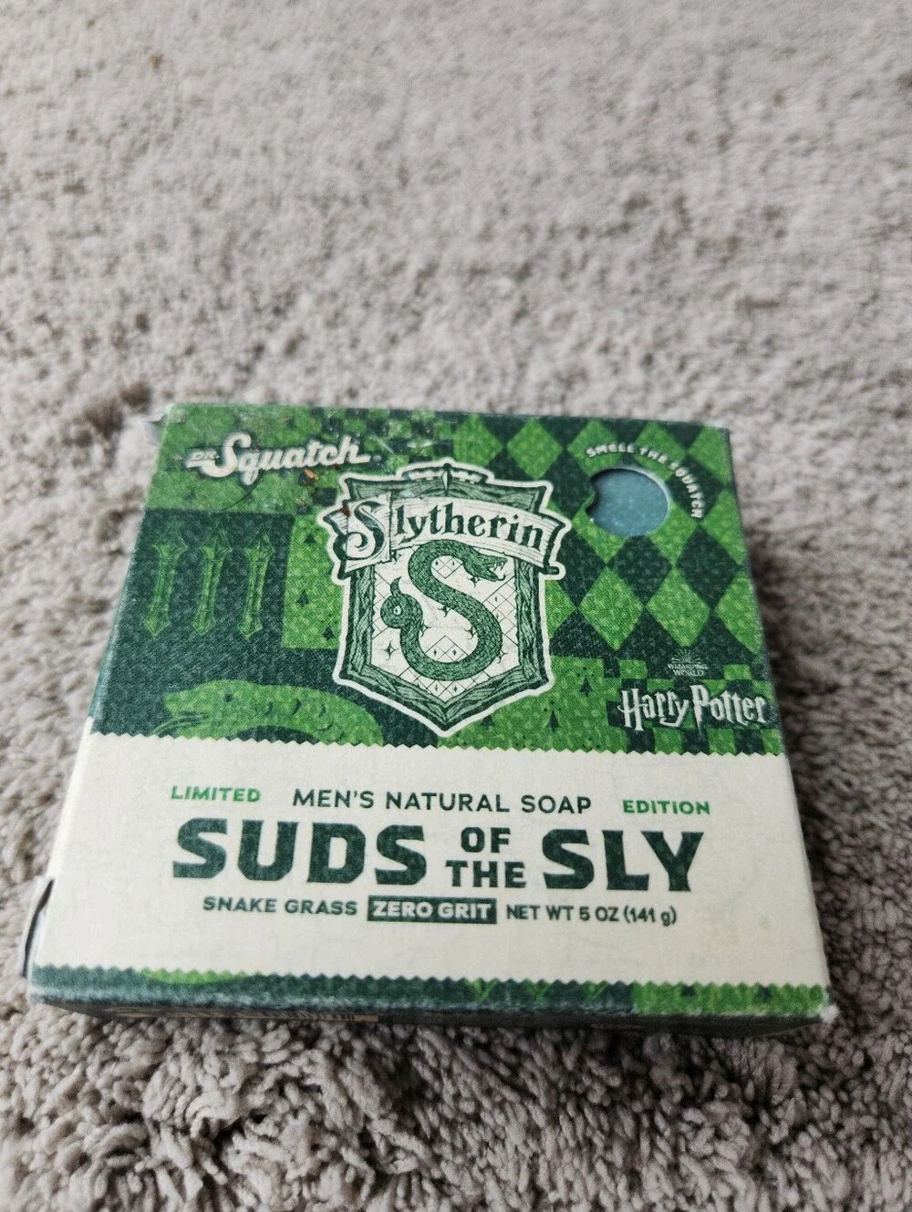 Slytherin SUDS OF THE SLY Men's Natural Soap - Green
